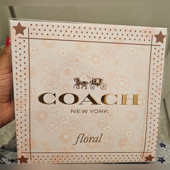 Coach NEW YORK Floral EDP Perfume 2 Pc Gift Set 1.7 Oz AND .25 Oz empty box - Picture 4 of 9